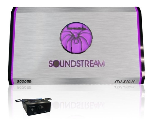 Amplificador Soundstream Stl1.3000d Clase D Colores 1 Ch New