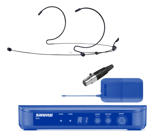 Microfone Headset Bilateral,4mm,p/body Pack Shure Blx/pgx