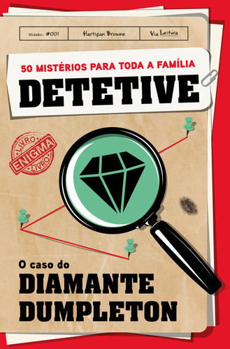 Detetive: O Caso Do Diamante Dumpleton, De Hartigan Browne. Editorial Via Leitura, Capa Mole, Edição 1 Em Português, 2024