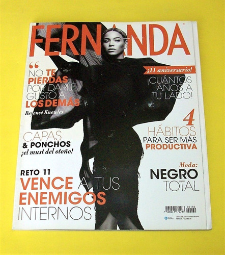 Beyonce Revista Fernanda 2014 Flans Shaila Durcal