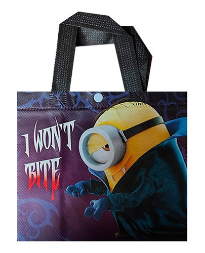 10 Bolsas, Dulceros Con Broche Halloween Minions