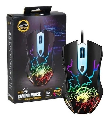 Mouse Gamer Genius Rgb 7 Colores Scorpión Spear 