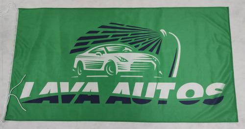 Bandera Para Lava Autos 80 X 150cm De Tela Varios Colores