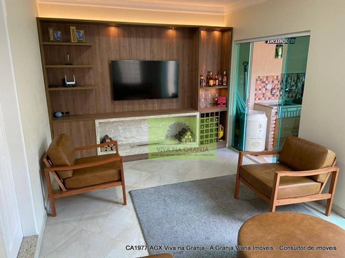 Casa Charmosa Com Excelente Acabamento Na Granja Viana - Ca1977