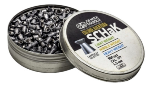 Municiones Jsb Schak .177 Diabolo 4.5mm Pellets Xtreme C