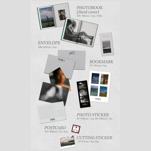 Bts V Type 1 Ver Photobook Kim Taehyung Original Kpop Regalo Photobook Type 1 Taehyung De Bts