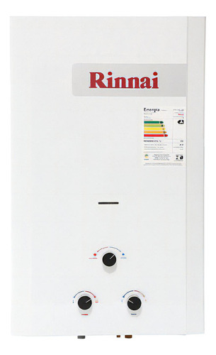 Aquecedor Gas 20l Reu M20 Glp Rinnai Cor Branco 110V/220V