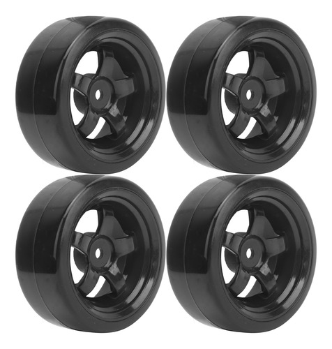 4 Unidades De Neumáticos Antideslizantes De Goma Rc De 63 Mm