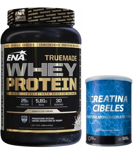 Ena Sport True Made Proteínas 2lb + Creatina Cibeles 500g