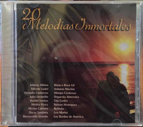 Varios - 20 Melodías Inmortales. Cd, Compilación.