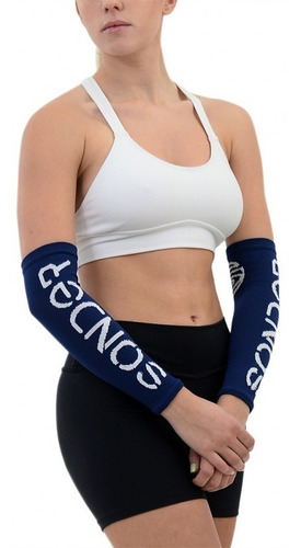 Imagen 2 de 2 de Gemeleras / Mangas Sonder Azul Talle Grande