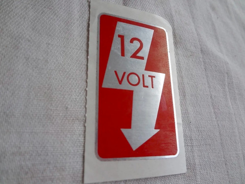 Adesivo Coluna Fusca 12 Volts Reposiçao Aluminizada Brasilia