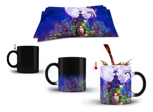 Taza Magica Personalizada De Zelda Con Nombre Modelo 4