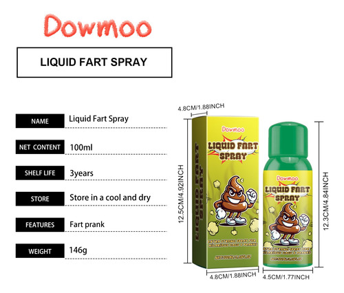 Spray Líquido Para Pedos 100 Ml