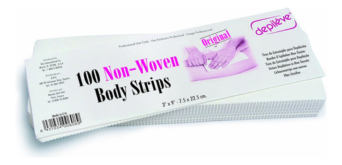 Bandas De Cera Corporal Depileve - Bandas Depilatorias Para