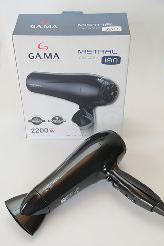 Secador De Pelo Ga.ma Italy Mistral Ceramic Ion Negro Negro