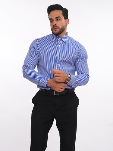 Camisas De Rayas Modelo Slim Fit