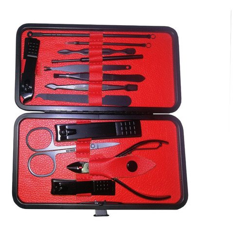 Set Manicure Calidad De 13 Piezas Con Estuche Duro