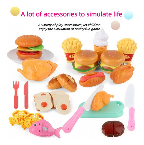 Set De Juguetes Educativos De Cocina De Simulación Para Niño