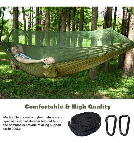 Mosquitera Jungle Net, Táctica For Acampar Y Sobrevivir