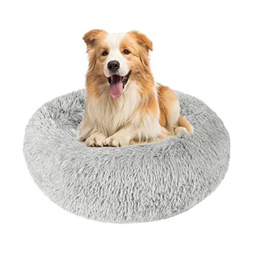 Capsceoll Cama Calmante Para Perros Y Gatos, Cama Redonda En