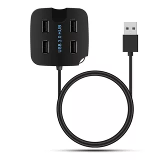 4 Puertos Hub Usb 3.0 Para Mac Pc Ps4 Xbox Datos Adaptador