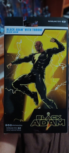 Black Adam Con Trono Mcfarlane Dc Multiverse Movie La Roca