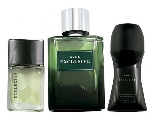 Perfume Masculino Exclusive Avon - Set Completo