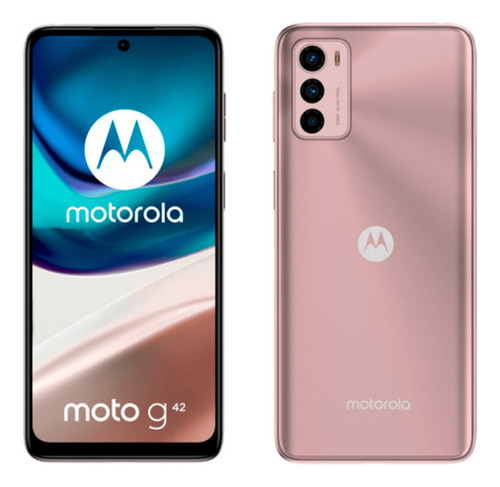 Motorola Moto G42 Memoria 128 Gb Ram 4 Gb Rosa Metalico (Reacondicionado)