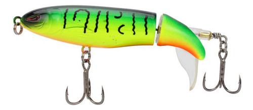 6pcs Señuelos De Pesca Whopper Plopper Con Cola Giratoria