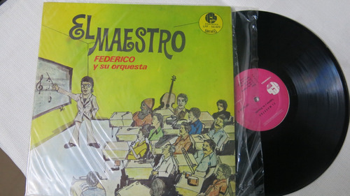 Vinyl Lp Acetato  Salsa Federico Y Su Orquesta El Maestro 