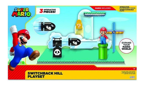Brinquedo Playset Super Mario Switchback Hill Candide 3105