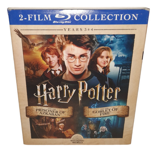 Harry Potter Bluray 2 Film Prisoner Azkaban + Goblet Of Fire (Usado)