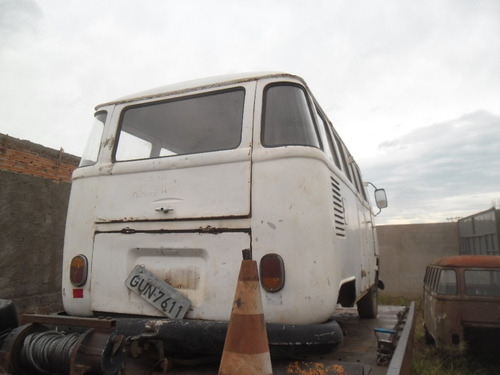 Kombi Vw Van Corujinha 1975 Funcionando P/ Restaurar Barato