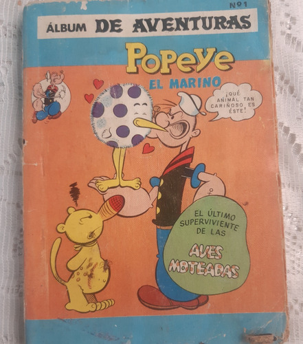 Popeye Novaro Album De Comic Fisico. 