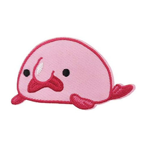 Parche Bordado De Blobfish De 3 Pulgadas Coser O Planch...