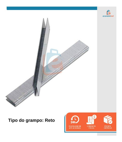Grampo Para Grampeador Pneumático 80/14mm Rocama 4