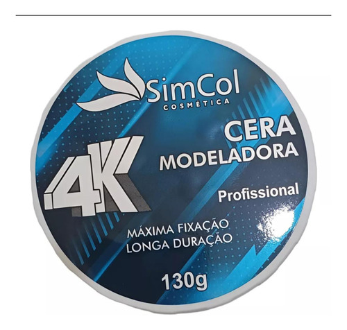 Kit Cera Modeladora Simcol 4k 130g C/6 Maxima Fixação