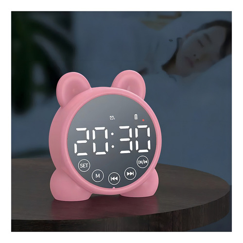 Reloj Despertador Para Niños, Bocina Bluetooth, Despertador