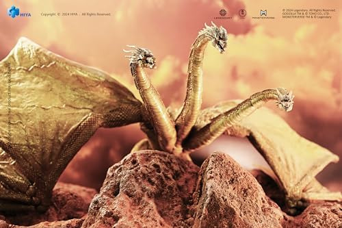 Hiya Toys Godzilla: Rei Dos Monstros - King Ghidorah Com Gra