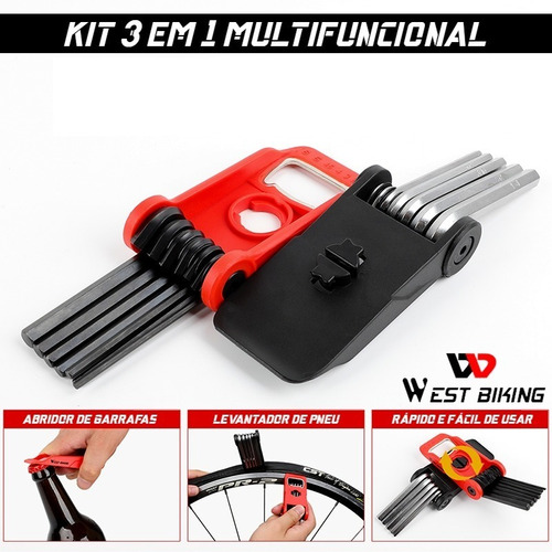 Imagem 4 de 8 de Kit Ferramentas Bike Ciclimo Canivete Bicicleta Ciclismo Top