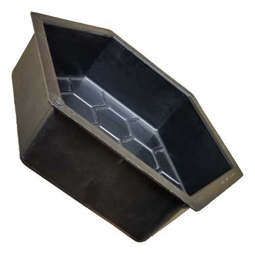 Kit Com 24 Formas Hexagonais Sextavadas Estriadas 25x25x06cm