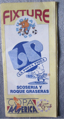 Fixture Copa America Uruguay 1995 La Posta Pizza