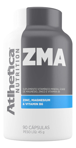 Atlhetica Nutrition ZMA 90 capsulas sem sabor