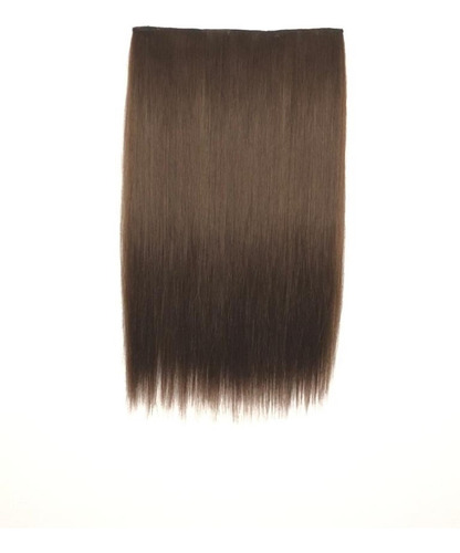 Extension Cabello Gala Couture 100% Fibra Natural 18pLG Clip Color #4 CASTAÑO
