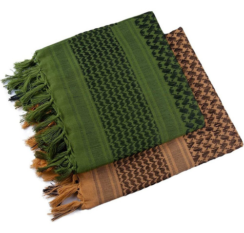Free Soldier Scarf, Cotton With Tassel, 109x109cm, X2u Aa Aa