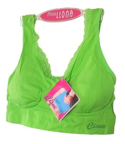 Imagen 8 de 9 de Top Crop Sosten Deportivo Push Up Relleno Gym Gimnasio