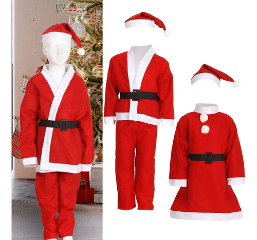 Disfraz De Papá Noel Para Niños, Disfraz Navideño