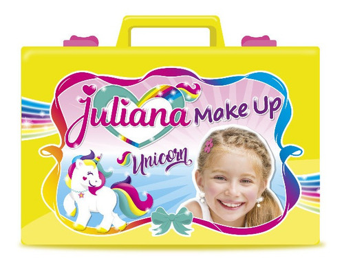 Imagen 1 de 4 de Juliana Valija Make Up Unicornio Maquillaje Nenas Infantil