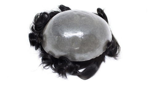 Prótese Capilar Masculina Silicone Modelo Hudson # 1b